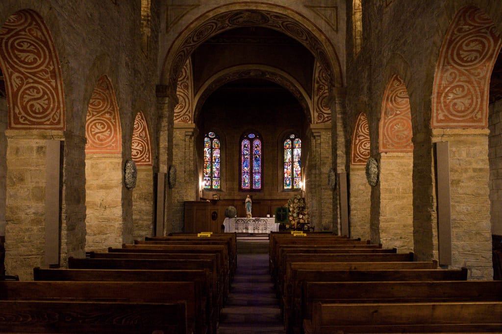 Eglise de Rougemont, dans le pays d'Enhaut
