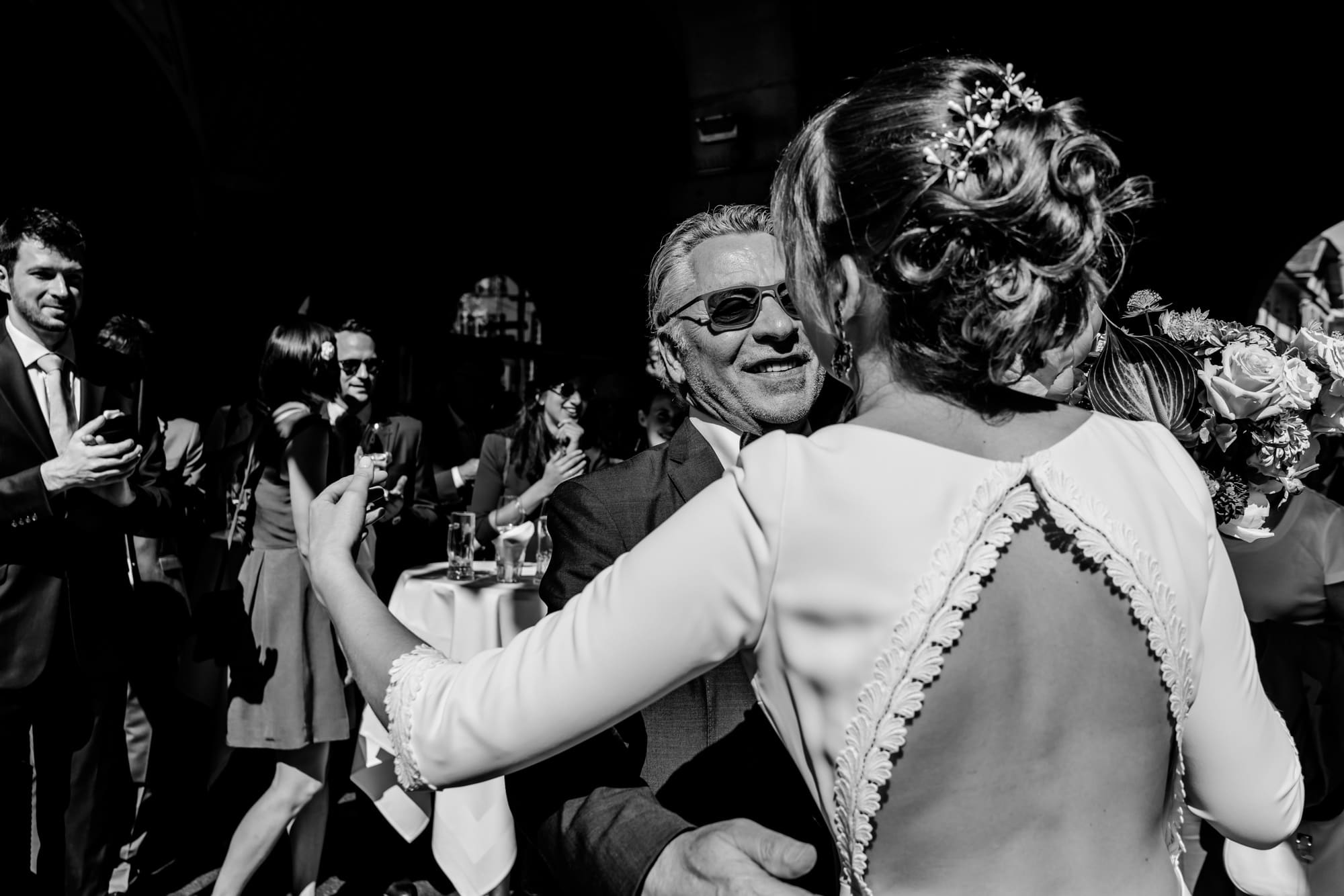 Photo de Alexandre Bourguet. Wedding in Kornhauskeller in Bern