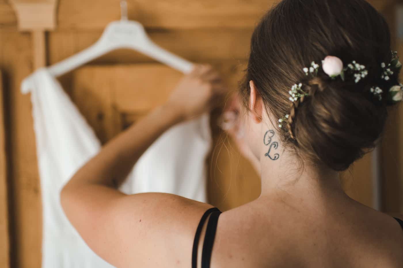 Préparation de la mariée à domicile