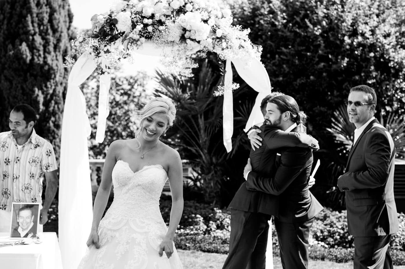 Le marié félicité