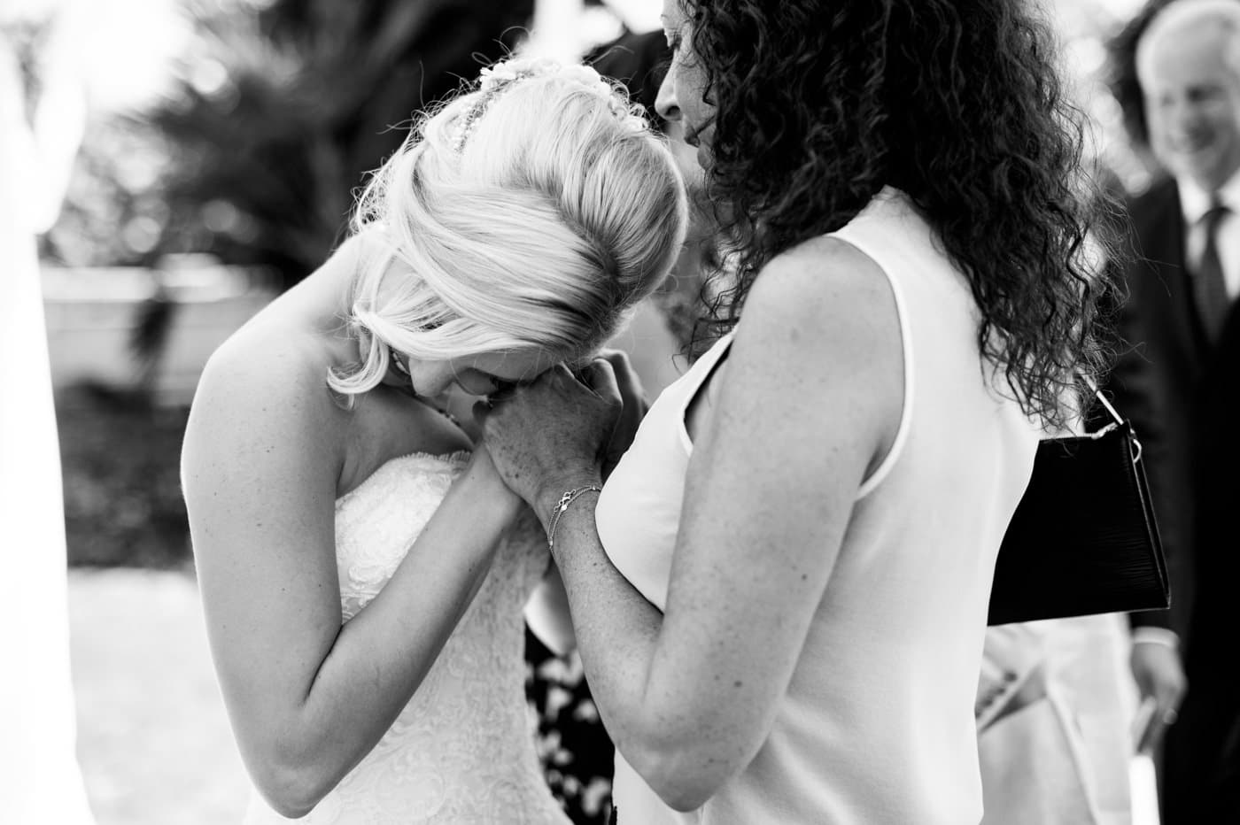 Emotion de la mariée