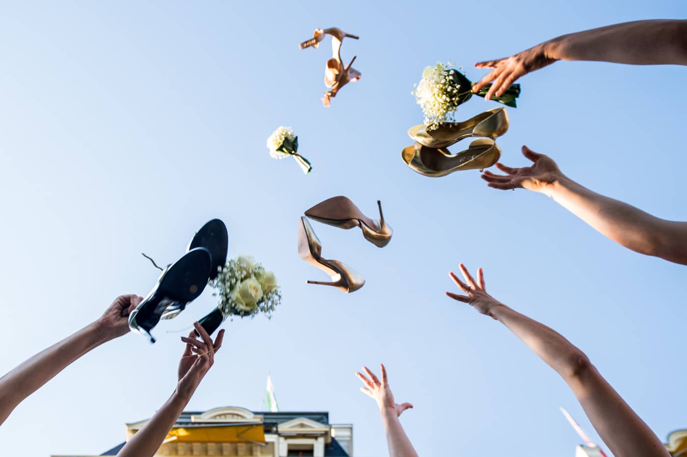 Lancer de chaussures