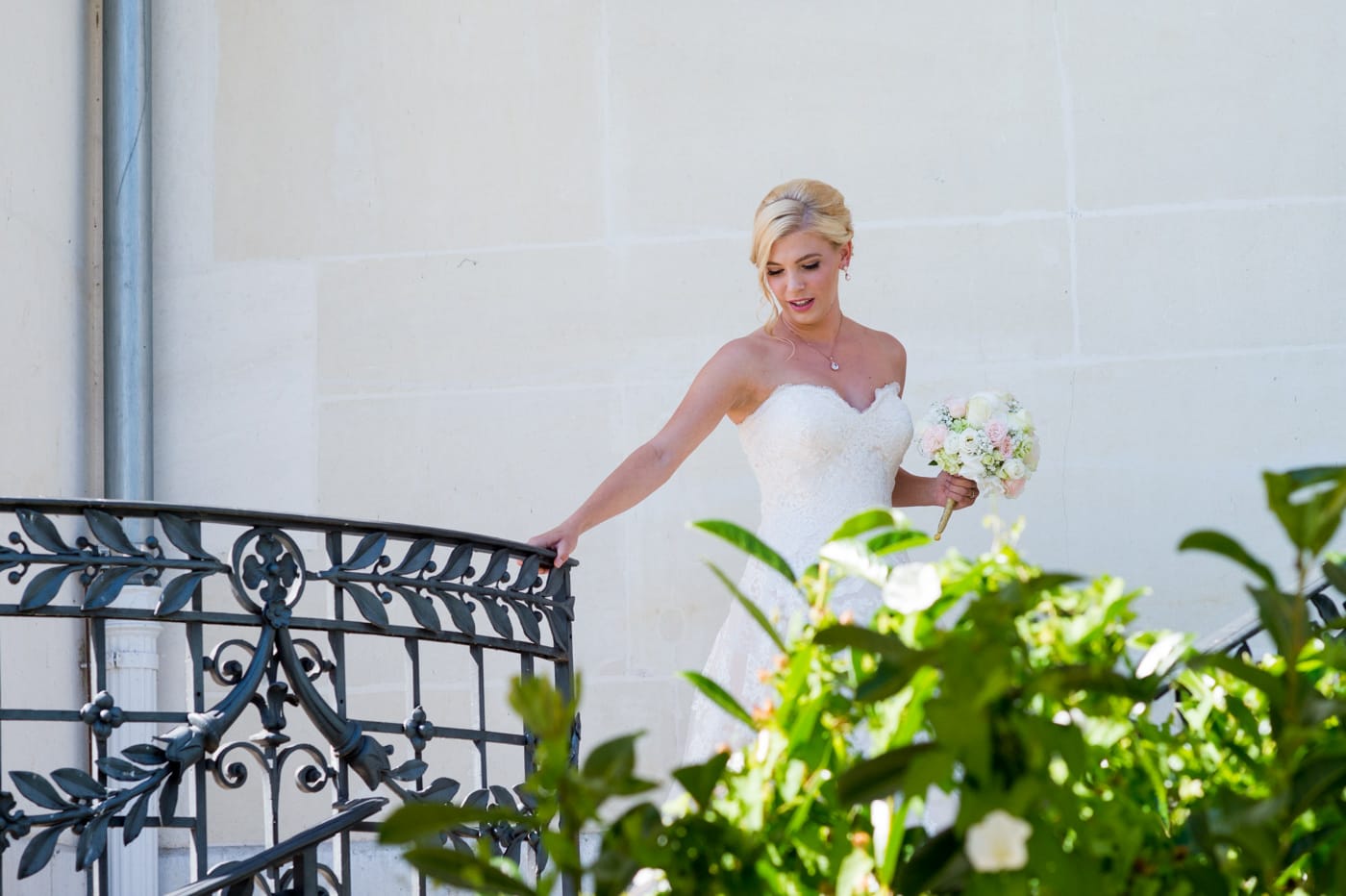 La mariée étrenne sa superbe robe