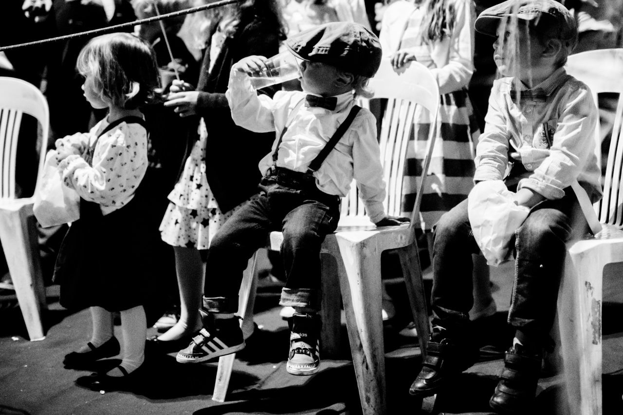 Un enfant lors de la cérémonie au cirque Un enfant lors de la cérémonie au cirque
