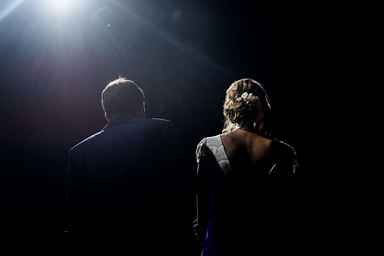 Jeu d'ombre lors du mariage Jeu d'ombre lors du mariage dans le cirque