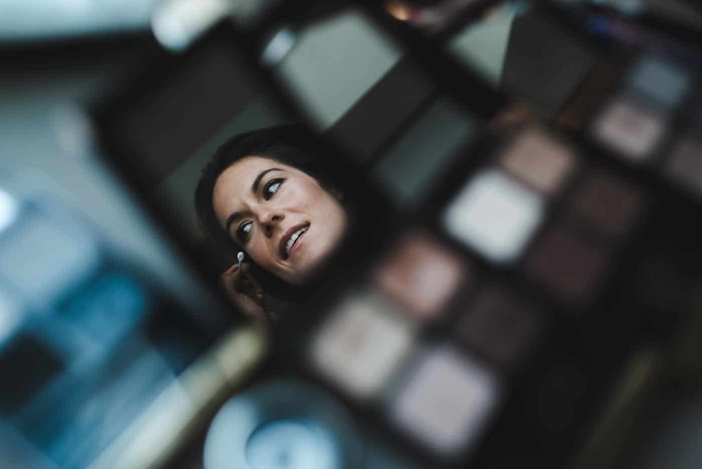 En Montage à Gstaad Et à L’hôtel Bellevue Maquillage de la mariée à Gstaad