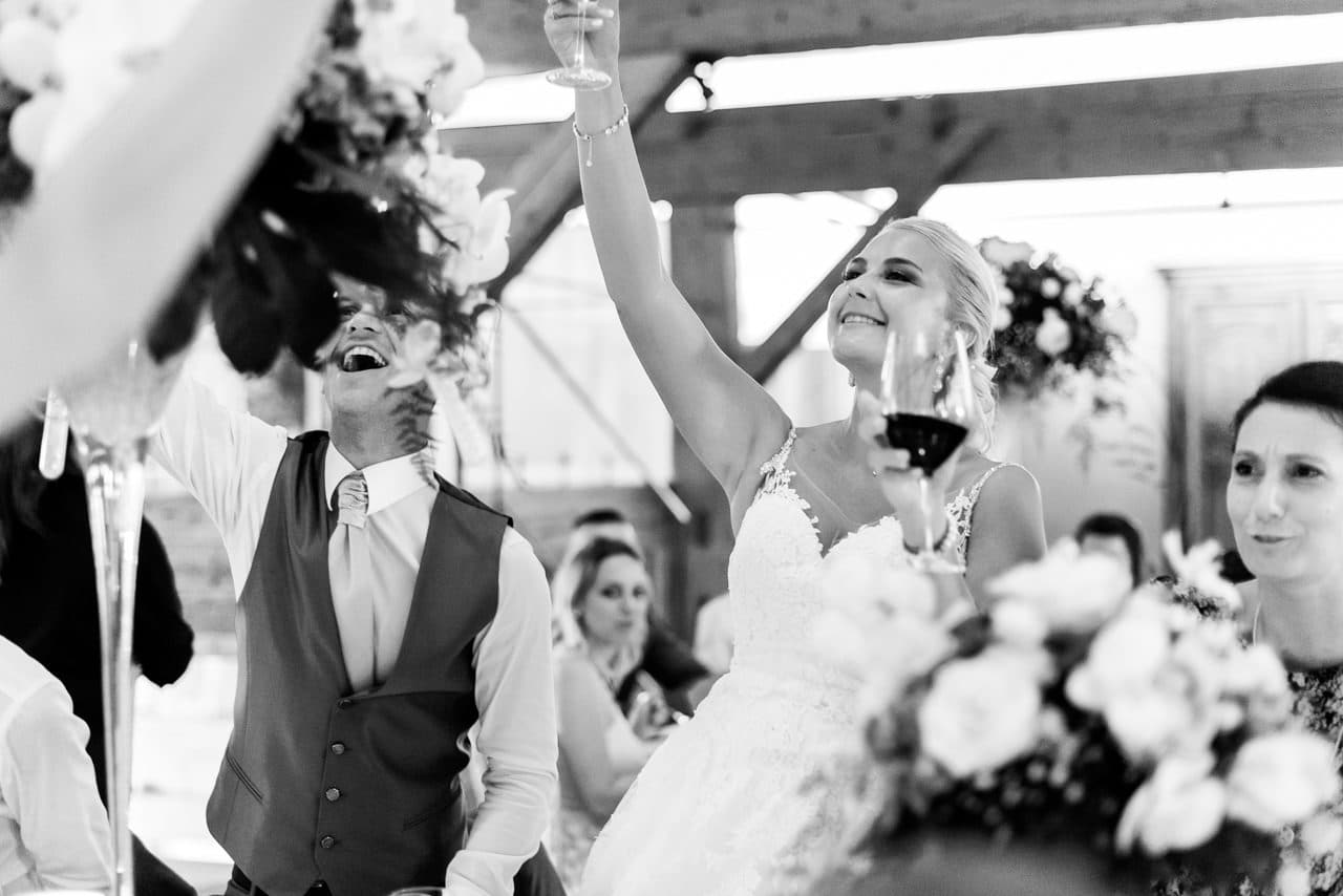 La mariée fait santé