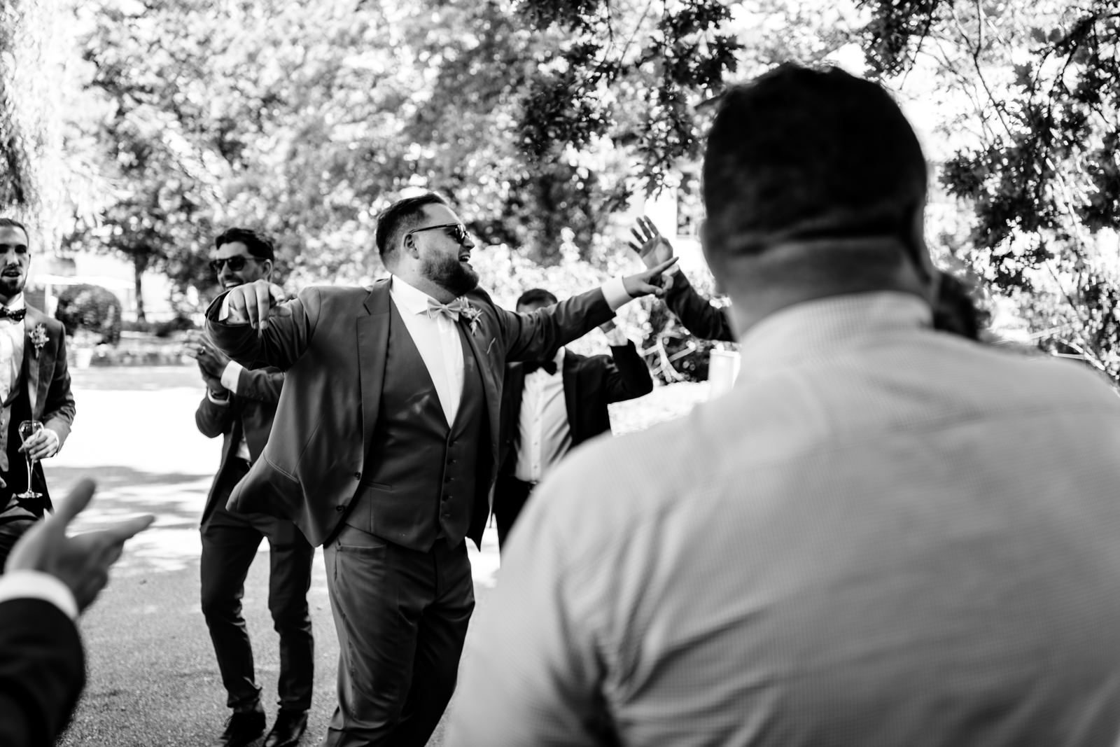 Photo de Alexandre Bourguet. Mariage au Domaine du Gouverneur vers Lyon