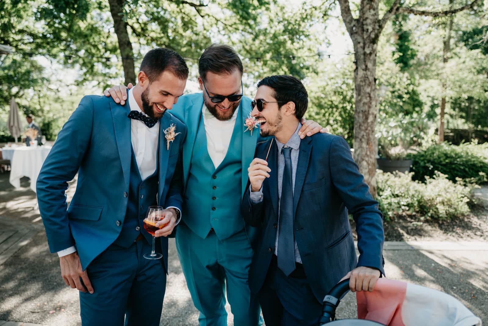 Photo de Alexandre Bourguet. Mariage au Domaine du Gouverneur vers Lyon