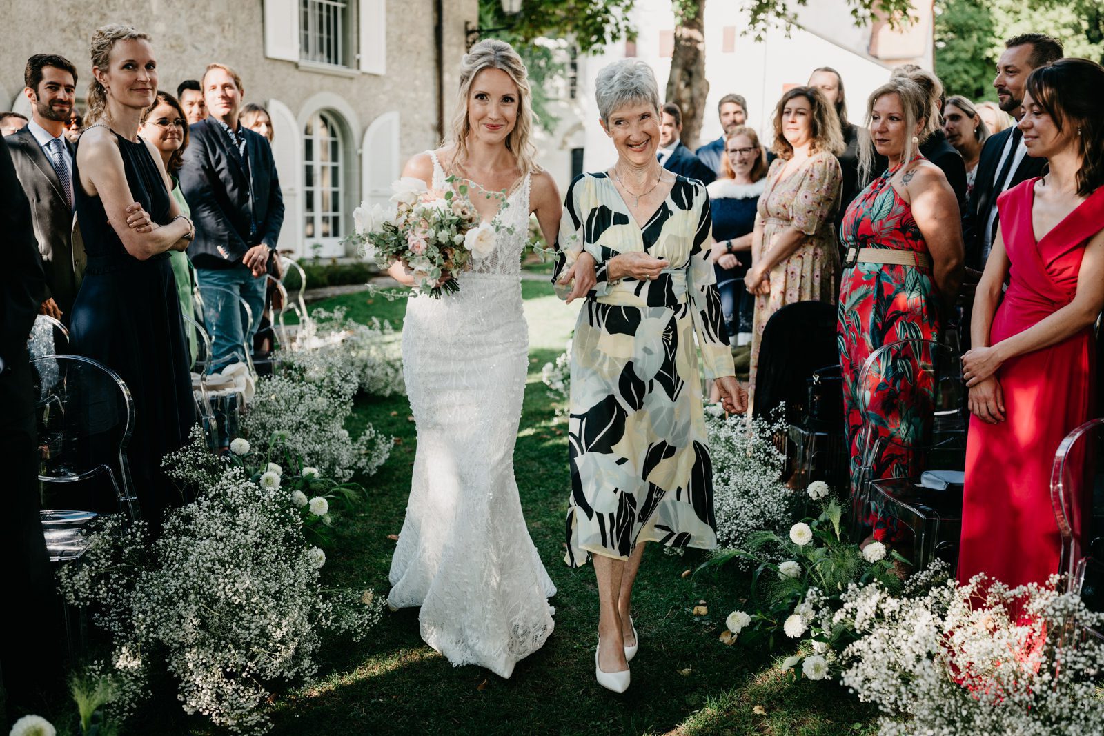 Photo de Alexandre Bourguet. Mariage au Golf de Bonmont près de Lausanne