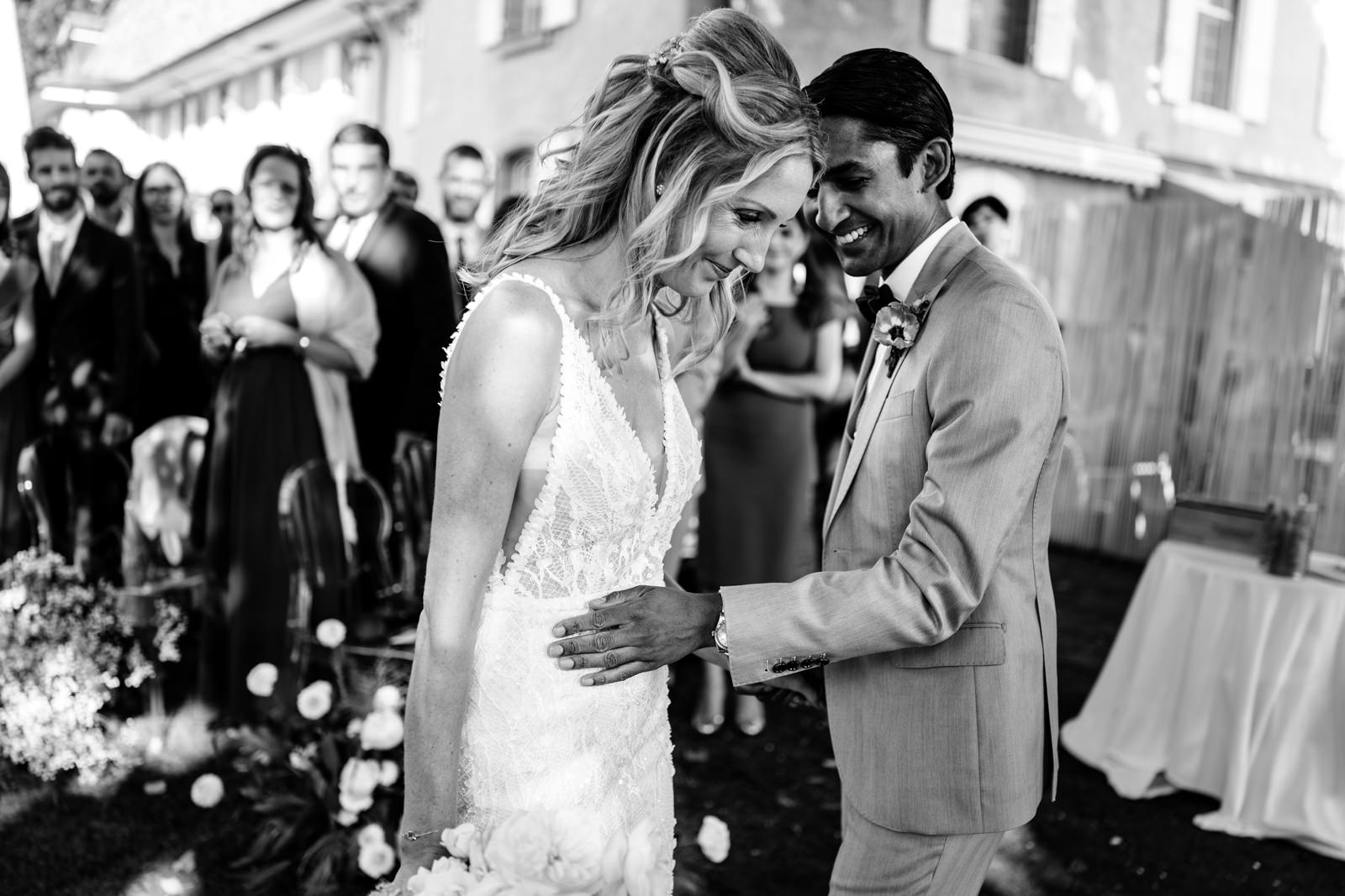 Photo de Alexandre Bourguet. Mariage au Golf de Bonmont près de Lausanne