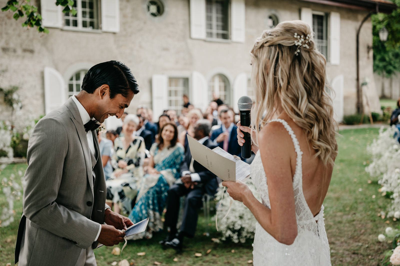 Photo de Alexandre Bourguet. Mariage au Golf de Bonmont près de Lausanne